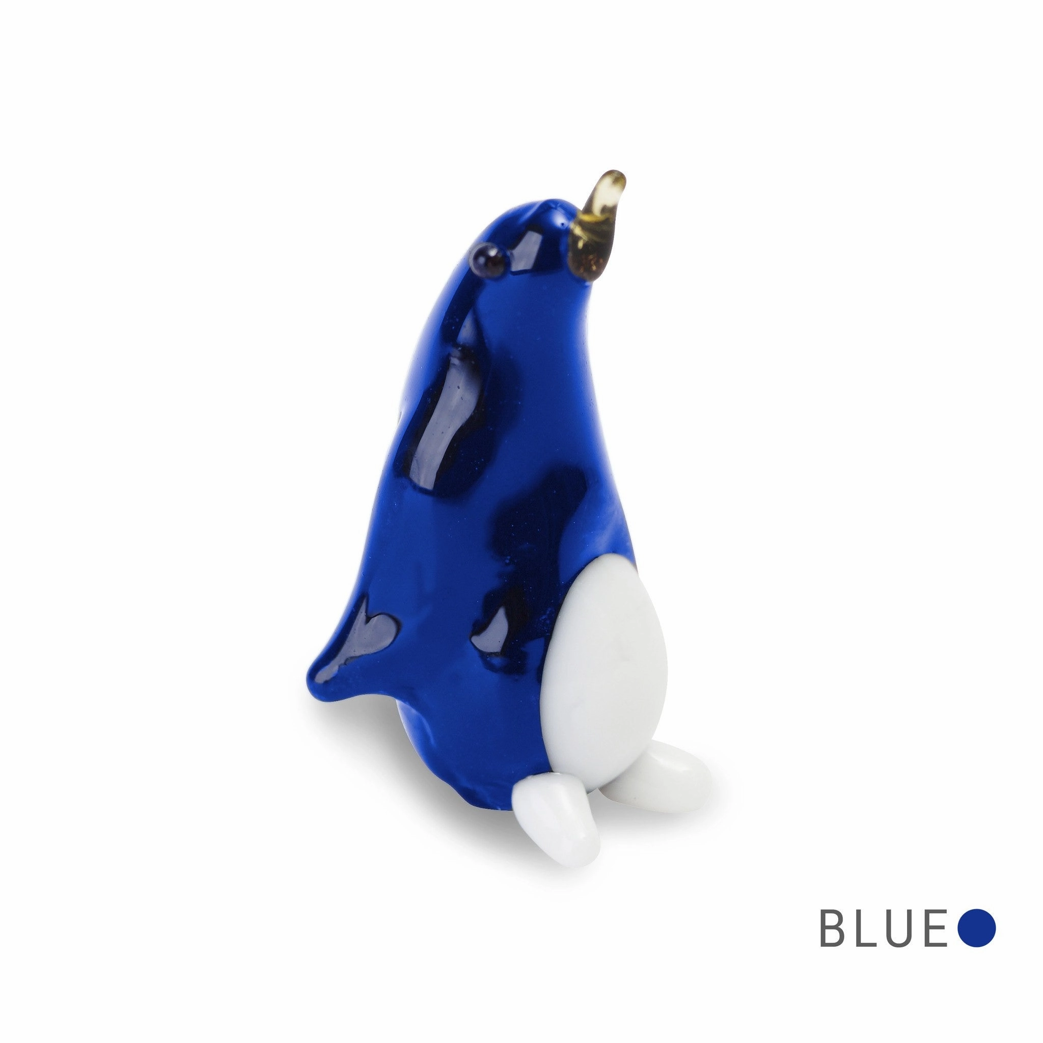 BOB the penguin Collectible Miniature Glass Figurine in Tynies Collector's Frame