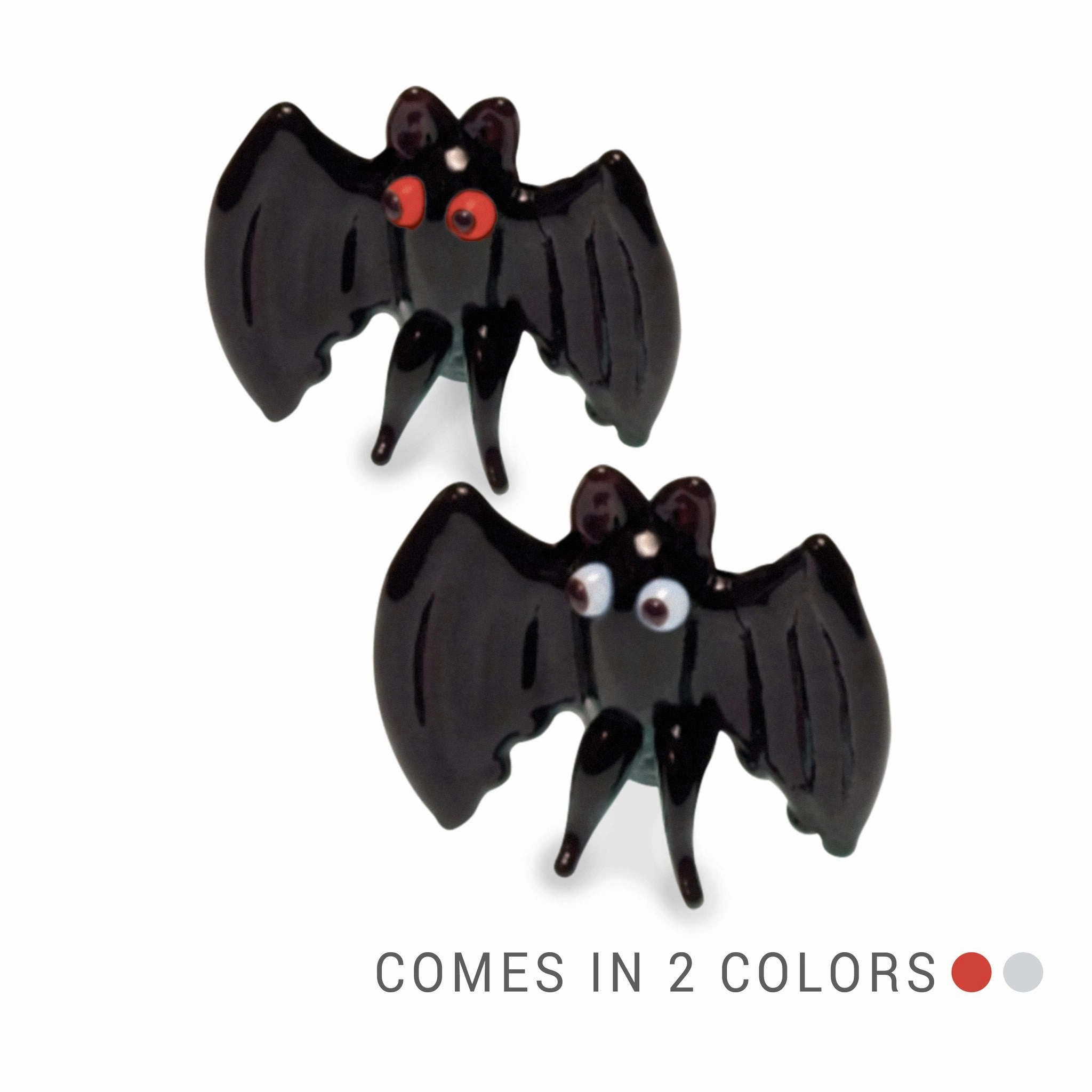 Boo the Bat Collectible Miniature Glass Figurine in Tynies Collector's Frame