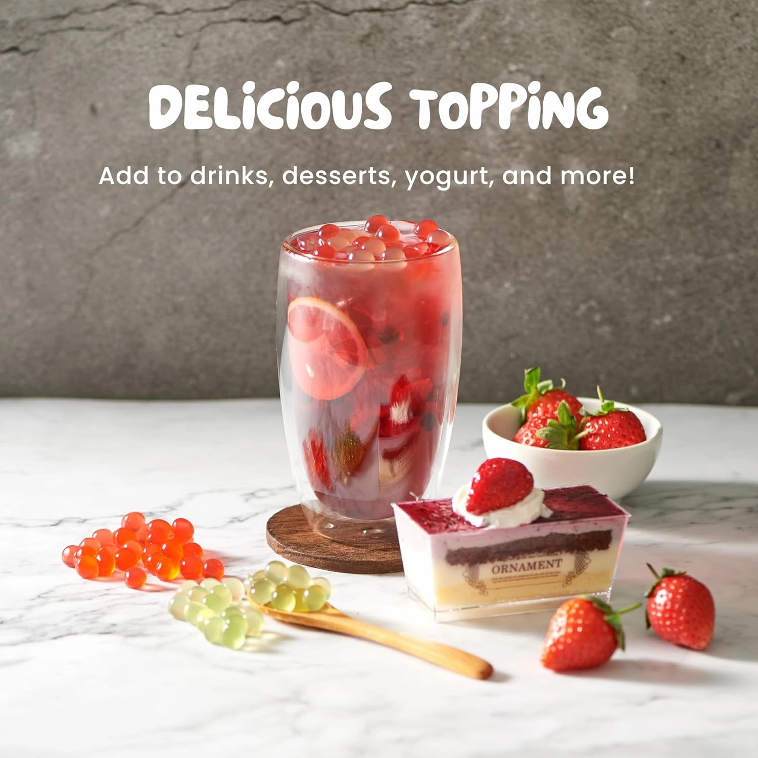 Bossen Bursting Boba Minis-3 packs (Strawberry/Mango/Blueberry)