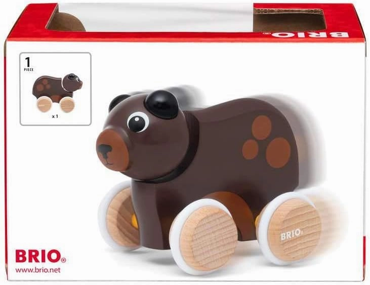 Brio Push Along Bear