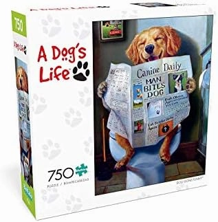 Buffalo Games - Dog Gone Funny - 750 Piece Jigsaw Puzzle Multicolor, 24"L X 18"W