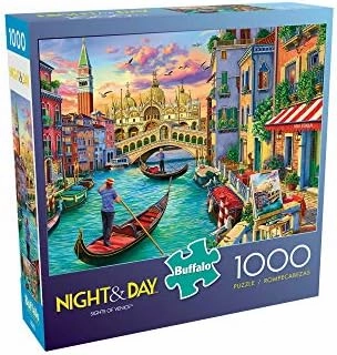 Buffalo Games - Image World - Sights of Venice - 1000 Piece Jigsaw Puzzle for Adults -Challenging Puzzle Perfect for Game Nights - Finished Size is 26.75 x 19.75