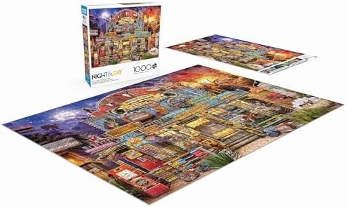Buffalo Games - Jeff Haynie - Wild West Trading Post - 1000 Piece Jigsaw Puzzle for Adults -Challenging Puzzle Perfect for Game Nights - Finished Size is 26.75 x 19.75