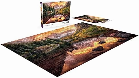 Buffalo Games - Joshua Snow - Maroon Lake Reflections - 2000 Piece Jigsaw Puzzle for Adults Challenging Puzzle Perfect for Game Nights - Finished Size is 38.50 x 26.50