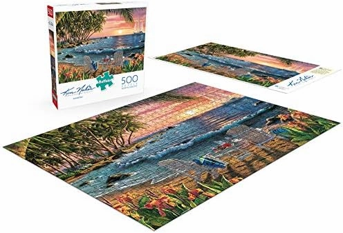 Buffalo Games - Kim Norlien - Summertime - 500 Piece Jigsaw Puzzle For Adults -Challenging Puzzle Perfect for Game Nights - Finished Size is 21.25 x 15.00