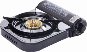 Butane Stove, Portable Butane Gas Stove Automatic Ignition, Mini Gas Stove Butane Burner Furnace for Outdoor Cooking, Backpacking, Hiking Trip, Home Emergency