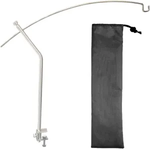 Camping Lantern Stand Courtyard Lamp Holder Hanger Folding Table Bracket Light Hanging Pole for Hiking BBQ Outdoor Activities