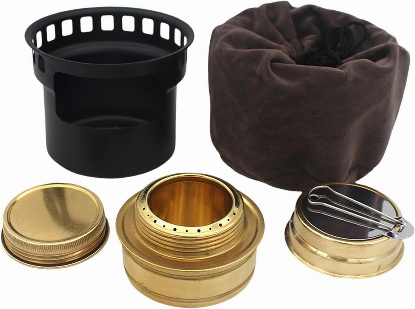 Camping Alcohol Furnace Alcohol Burner Stable Spirit Burner Compact for Picnic Cooking Utensils BBQ Hiking Kitchen Equipment