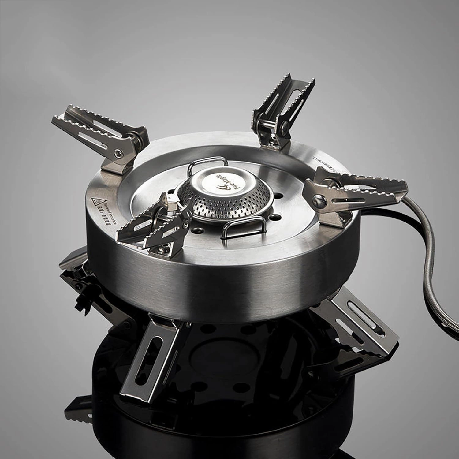 Camping Stove Propane or Butane Stainless Steel Portable Stove, Mini Single Gas Burner, Electric Ignition Camping stoves with Carrying Case Great for Backpacking, Picnic, Emergency Preparedness