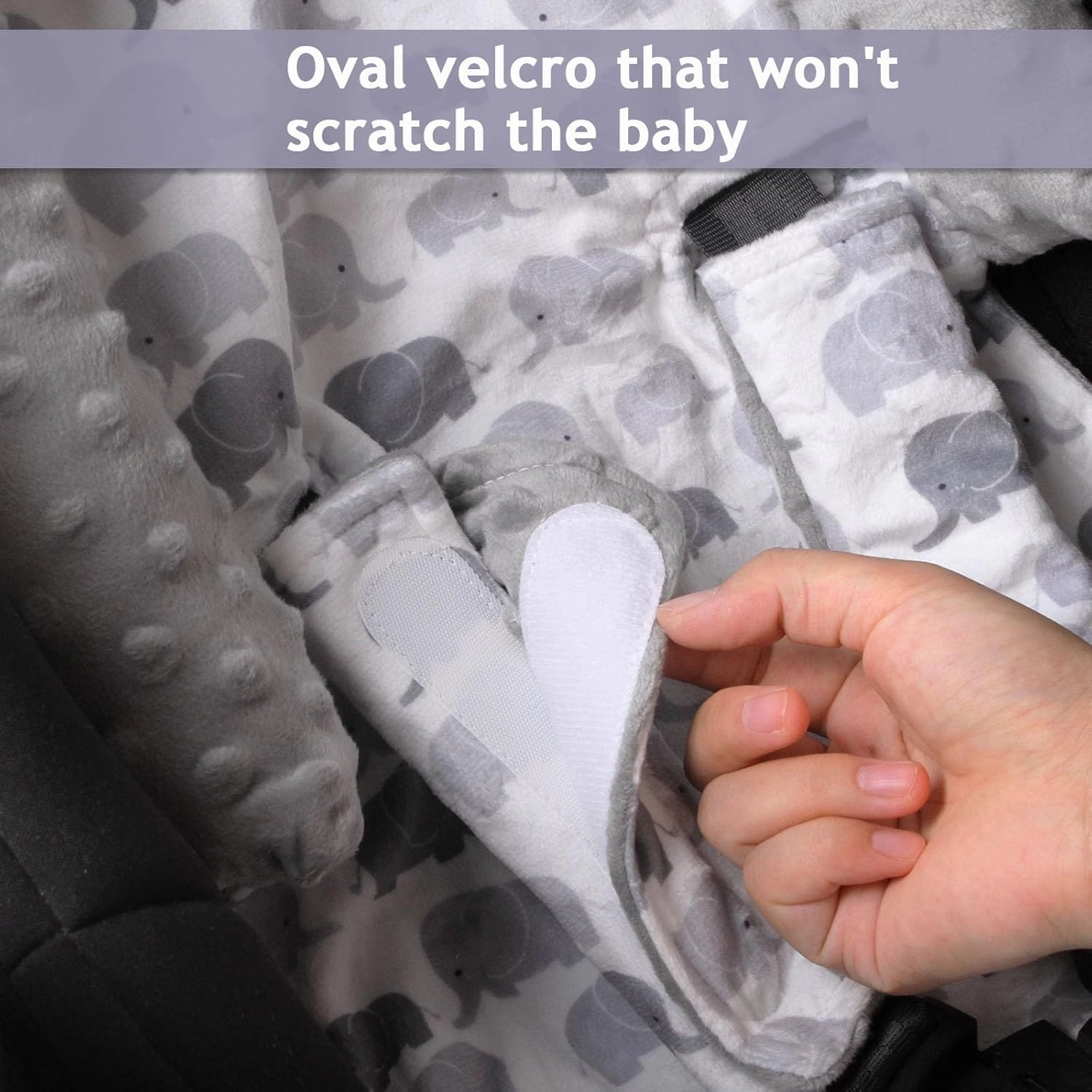 Car Seat Head Support Baby & Car Seat Strap Covers, Infant Car Seat Insert for Newborn Girls Boys, Extra Soft Carseat Cushion for Carseats, Strollers, Swings