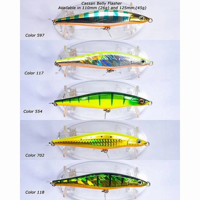 Cassan Belly Flasher Lipless Hard Lures | 11 Cm | 12.5 Cm | Sinking