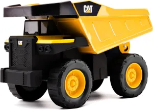 CAT Construction Compact Steel Dump Truck – 12” Heavy Duty Steel Construction Toy with Realistic Working Dump Bed – Durable Vehicle for Indoor & Outdoor Play – Ages 3 