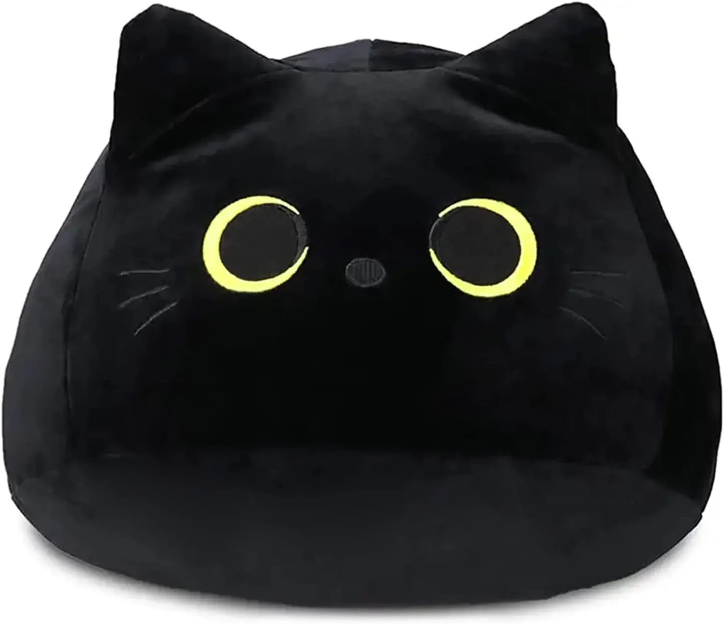 Cat Stuffed Animal Toy Pillow, Soft Plush Pillow, Black Cat Plush Toy, Gifts for Boys Girls Kids (50cm/19.6in)
