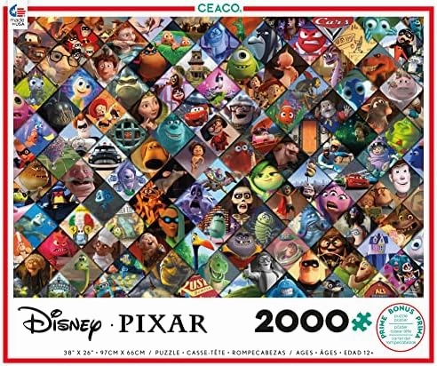 Ceaco - Disney/Pixar Clips - 2000 Piece Jigsaw Puzzle , 5"