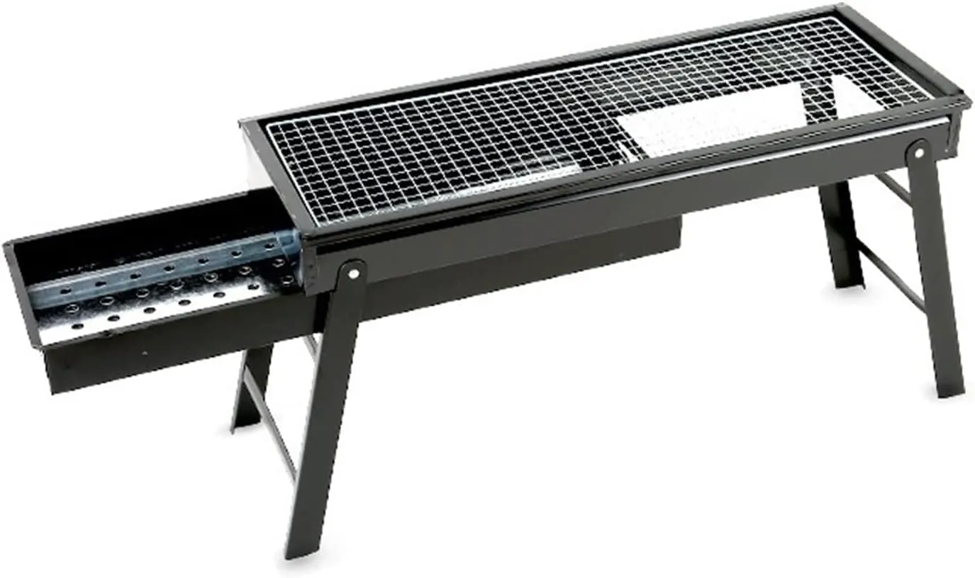 Charcoal Grills Outdoor BBQ Grill Stainless Steel Portable Folding Camping Household Mini Stove