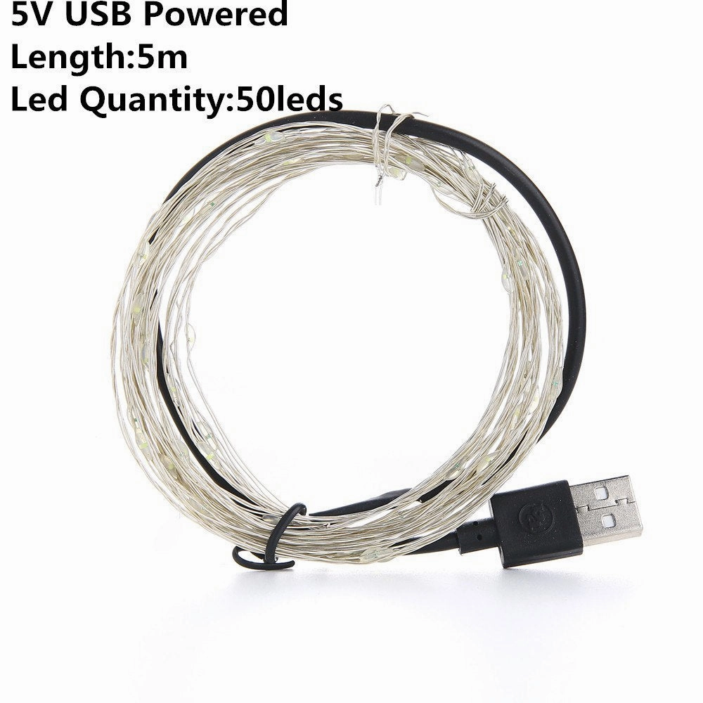 Christmas Light Led Outdoor Battery USB Powered String Lights