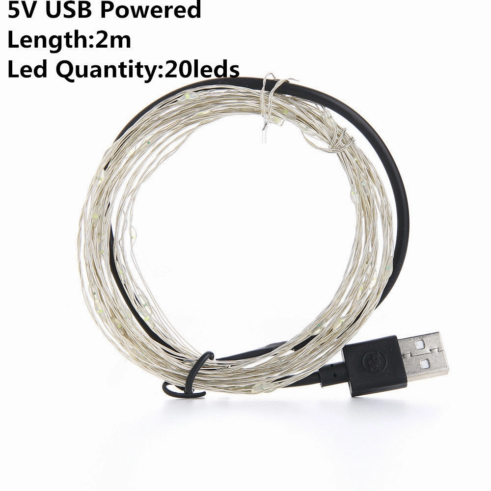 Christmas Light Led Outdoor Battery USB Powered String Lights