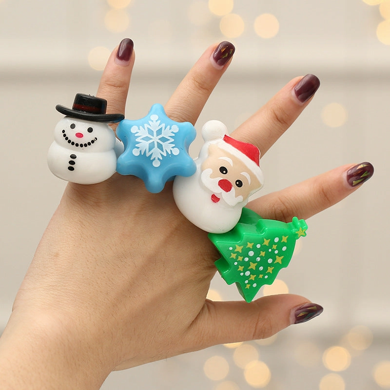 Christmas Party Finger Lights Xmas Characters Gifts for Kids