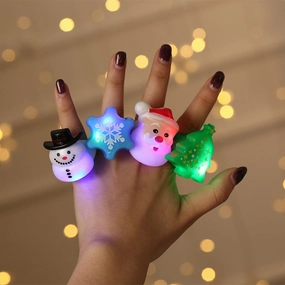 Christmas Party Finger Lights Xmas Characters Gifts for Kids