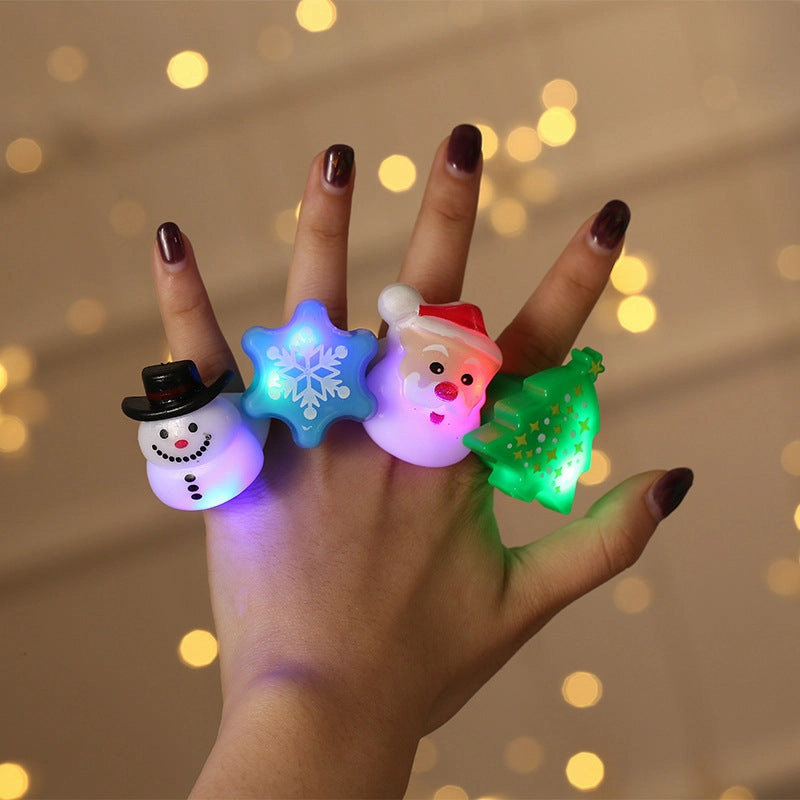 Christmas Party Finger Lights Xmas Characters Gifts for Kids