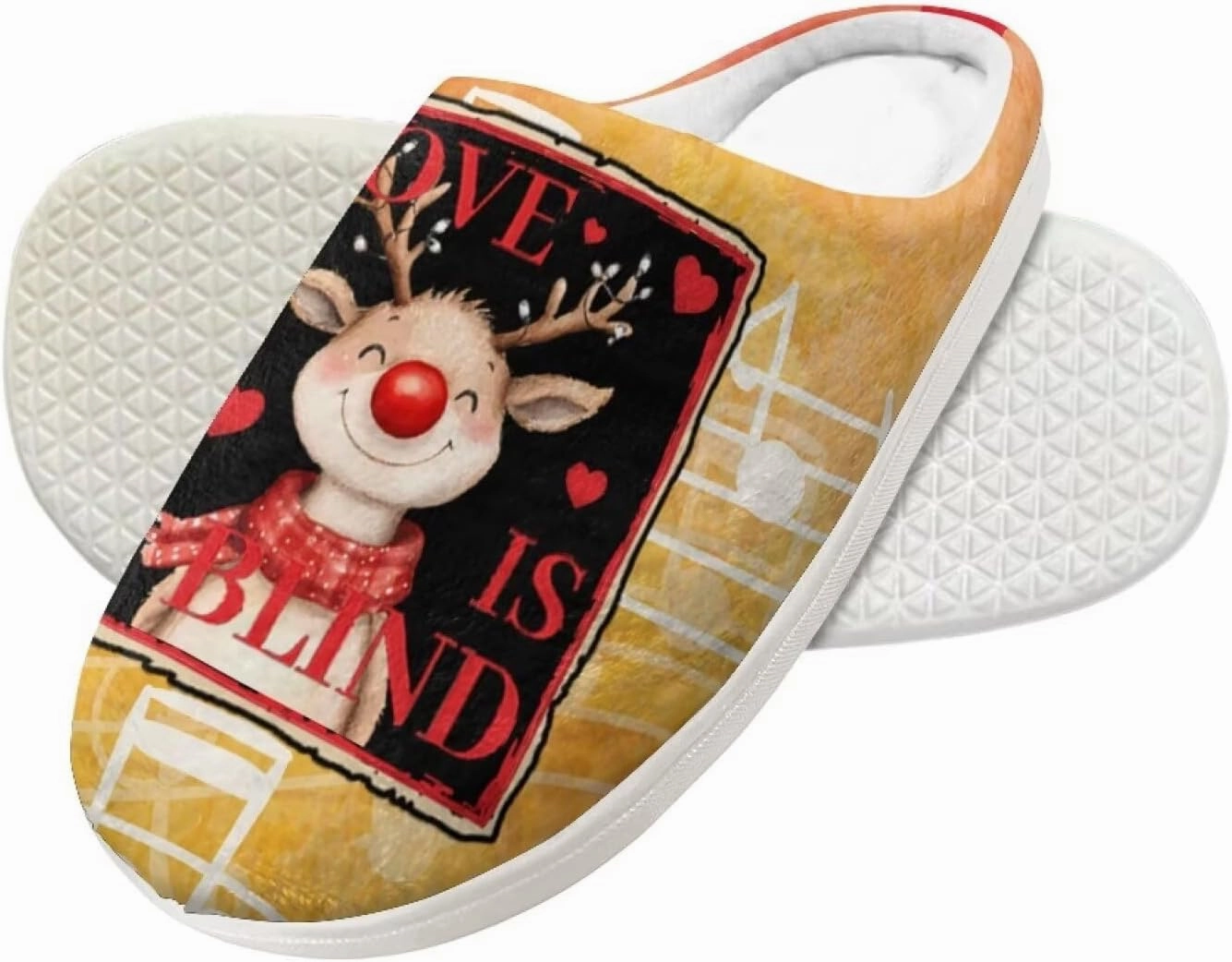 Christmas Slippers for Family Christmas Slippers Matching Sets Reindeer Christmas House Santa Claus Slippers Funny Christmas Slippers