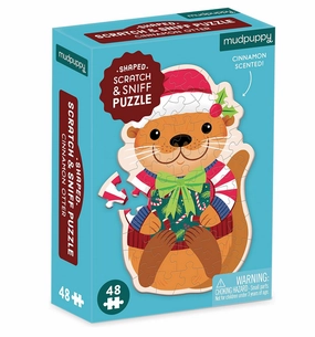 Cinnamon Otter 48 Piece Scratch & Sniff Puzzle