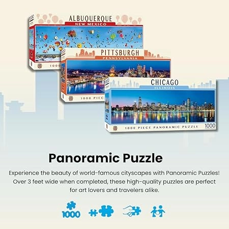 City Panoramic Baltimore 1000 Piece Puzzle