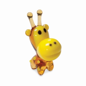 Clancy Paul Frank Collectible Miniature Glass Figurine in Tynies Collector's Frame