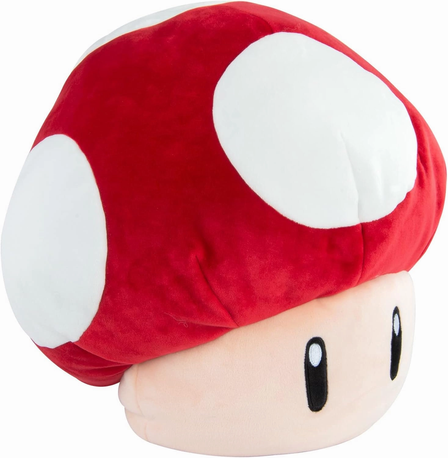 Club Mocchi-Mocchi- Mario Kart Plush - Red Mushroom Plushie - Squishy Mario Toys and Cute Stuffed Animals - Gaming Room Decor - Video Game Collectibles - 15 Inch