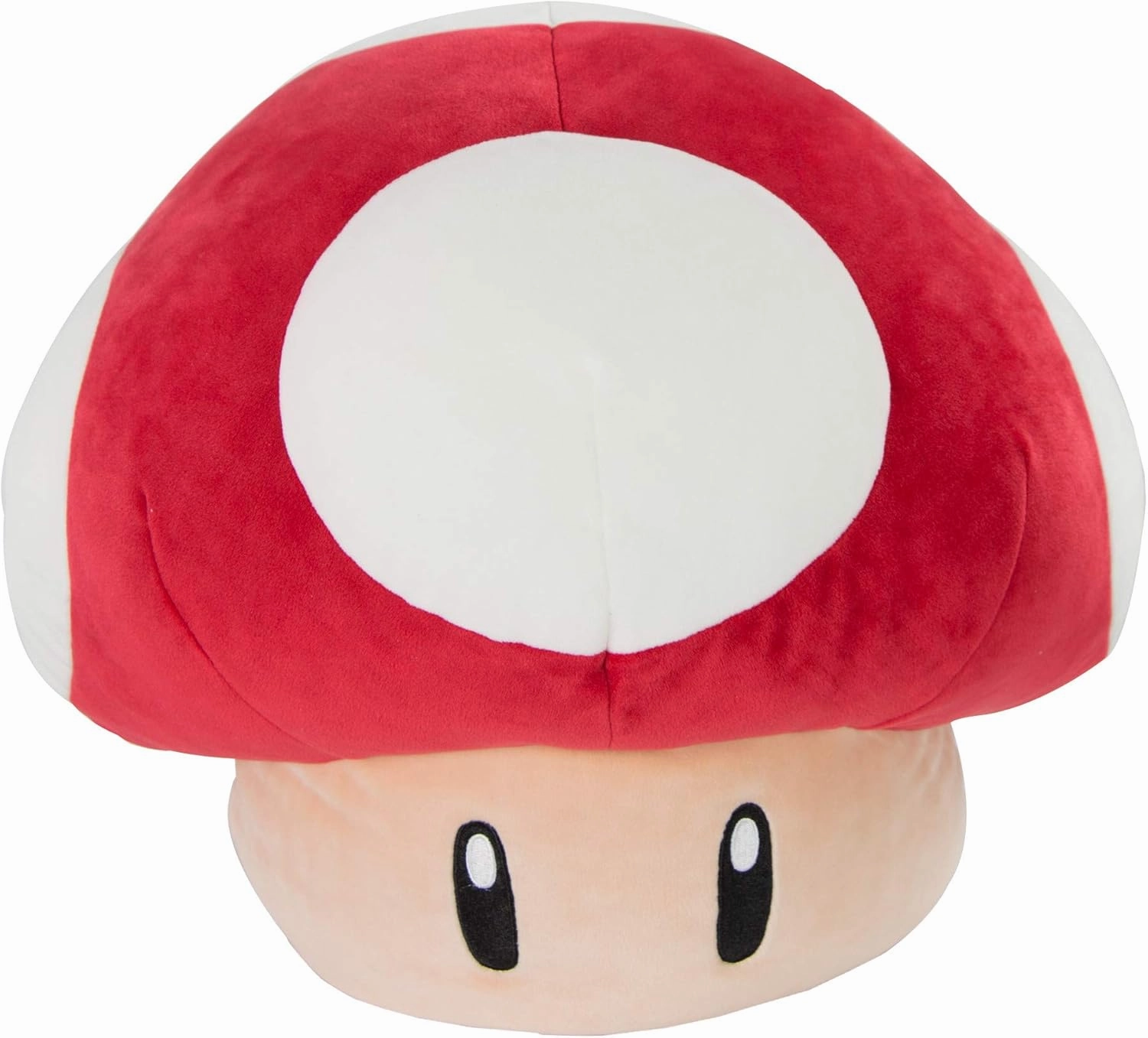Club Mocchi-Mocchi- Mario Kart Plush - Red Mushroom Plushie - Squishy Mario Toys and Cute Stuffed Animals - Gaming Room Decor - Video Game Collectibles - 15 Inch