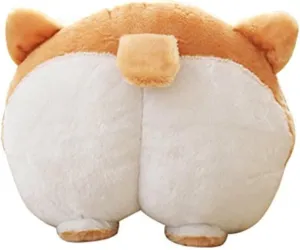 CN'Dragon Toys Corgi Cute Butt Throw Pillow Animals Stuffed Toy