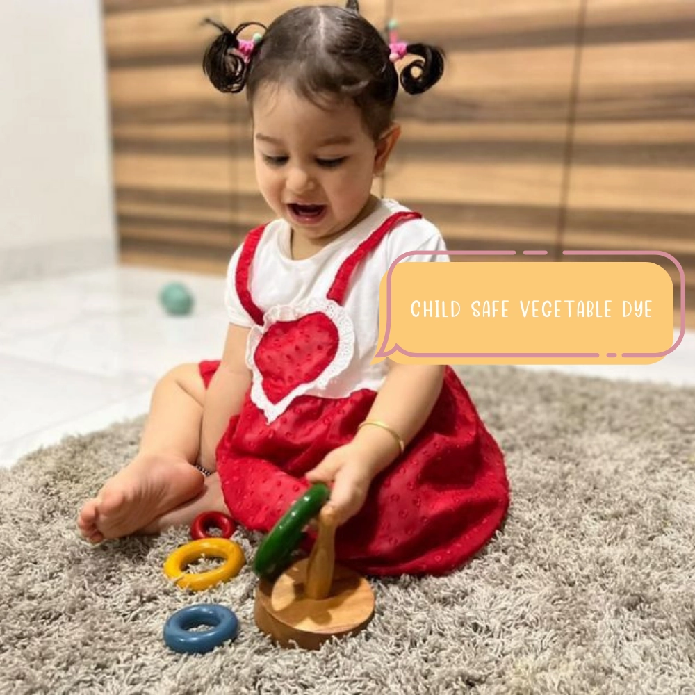Colored Wooden Stacking Tower (1-2 Years)
