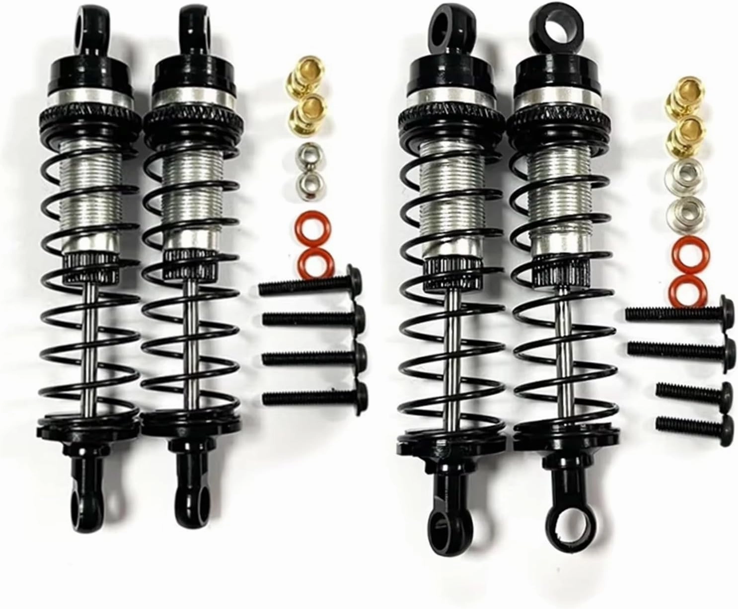 Compatible with Losi for Mini-T 1/16 for Mini-B 1/18 RC Truck Car Upgrades Parts Metal Front and Rear Shock Absorber Damper RC Shocks Damper