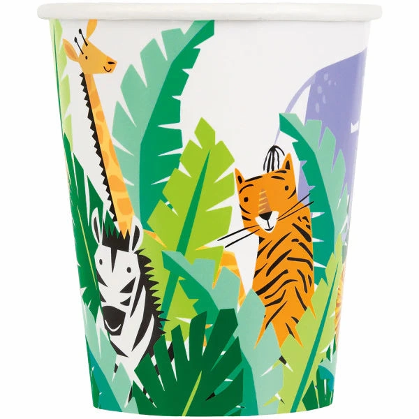 Complete Jungle Safari Themed Party Pack for 8 people Including Tableware and Favours
