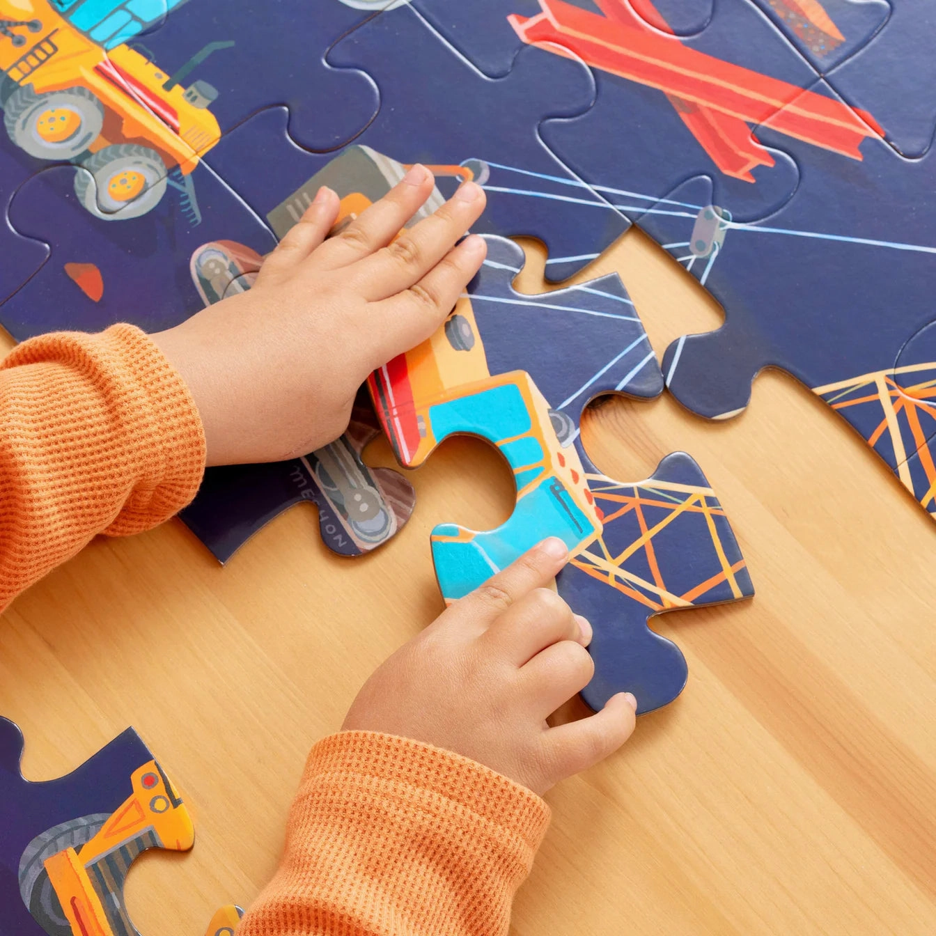 Crocodile Creek - 12 Pc Mini Puzzle - Construction Zone
