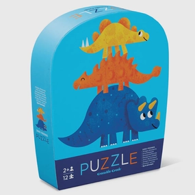 Crocodile Creek - 12 Pc Mini Puzzle - Dino Friends