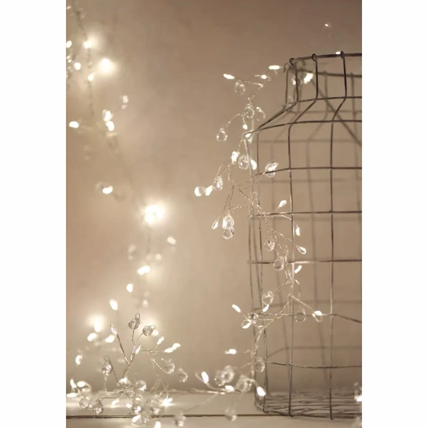 Crystal Cluster Fairy String Lights, Set of 3