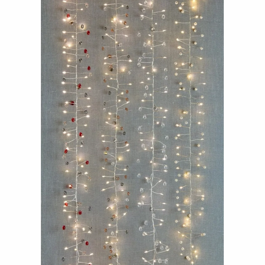 Crystal Cluster Fairy String Lights, Set of 3