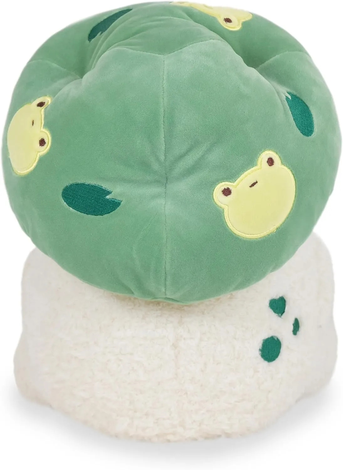 Cuddle Barn PlushGoals - Toady Toadstool Wawa The Froggie Soft Kawaii Cute Frog Plush Toy, 9 inches˜