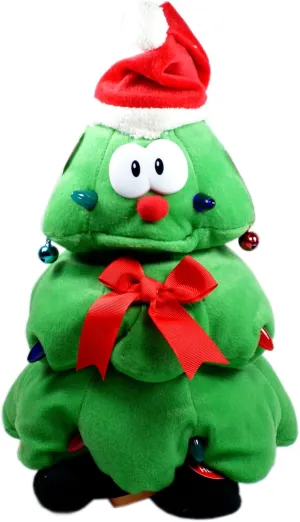 Cuddle Barn Rockin Robbie The Singing and Dancing Christmas Tree, 12"