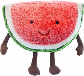 Cuddly Big Soft Toys Fruit Serie Watermelon Stuffed Animals Toy Cushion Doll, 12" /30cm Watermelon Plushie Toys Best Birthday Gifts for The Children Kids Baby Toys