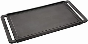 Cuisinart CCP-2000 Reversible Cast Iron Grill/Griddle Cookware Plate, Ribbed Grill and Smooth Flat Top Griddle