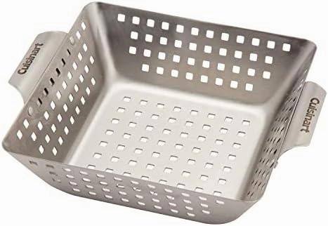 Cuisinart CGT-1103 3-Piece Stainless Steel Grill Topper Cookware Set (Rectangular, Wok, & Round Toppers)
