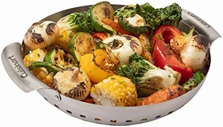 Cuisinart CGT-1103 3-Piece Stainless Steel Grill Topper Cookware Set (Rectangular, Wok, & Round Toppers)