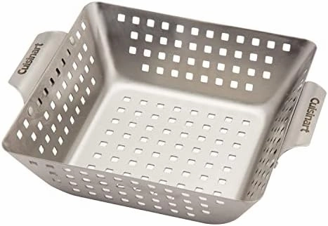 Cuisinart CGT-1103 3-Piece Stainless Steel Grill Topper Cookware Set (Rectangular, Wok, & Round Toppers)