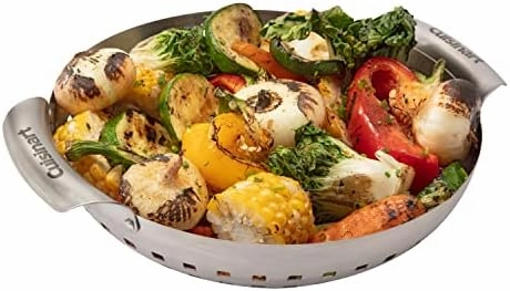 Cuisinart CGT-1103 3-Piece Stainless Steel Grill Topper Cookware Set (Rectangular, Wok, & Round Toppers)