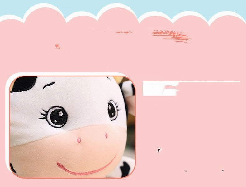 Cute Baby Cow Doll Plush Toy – Soft Cuddle Companion