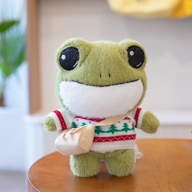 Cute Big Eyes Frog Plush  Toy