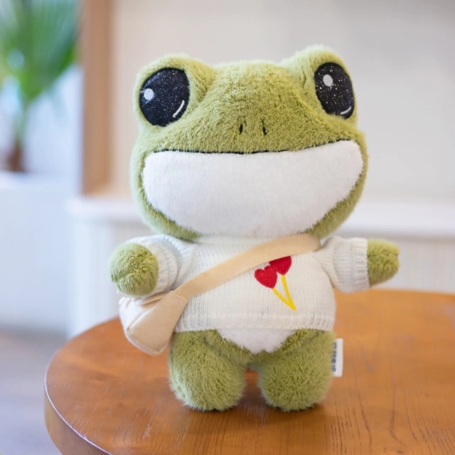 Cute Big Eyes Frog Plush  Toy