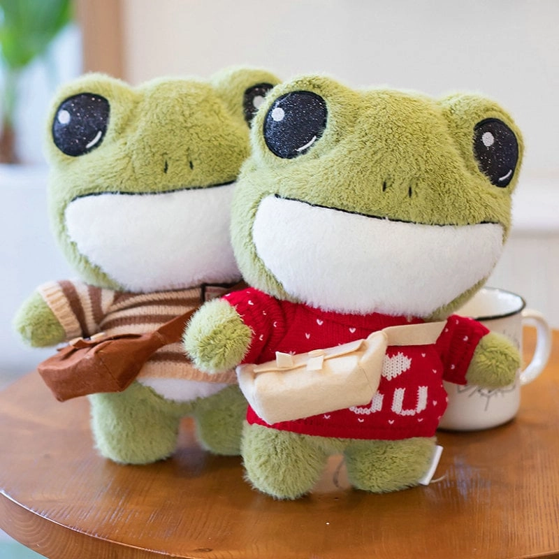 Cute Big Eyes Frog Plush  Toy